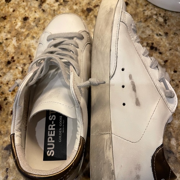 COPY - Golden Goose SuperStar Bicolor Metallic Sneakers - Picture 7 of 10